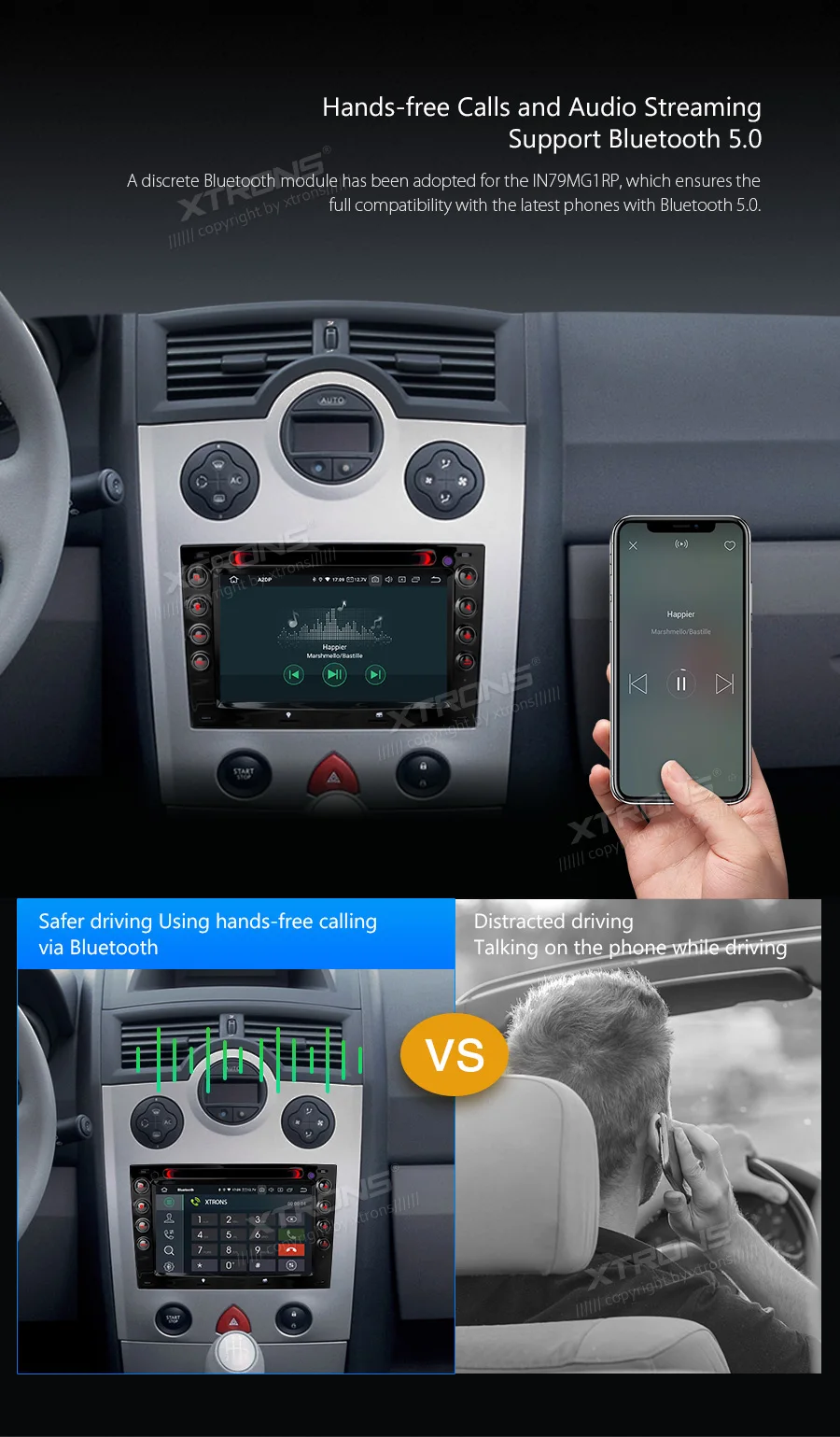 XTRONS Android 9,0 автомобильный стерео DVD мультимедийный плеер для Renault Megane II 2 2002 2003 2004 2005 2006 радио gps OBD wifi TPMS