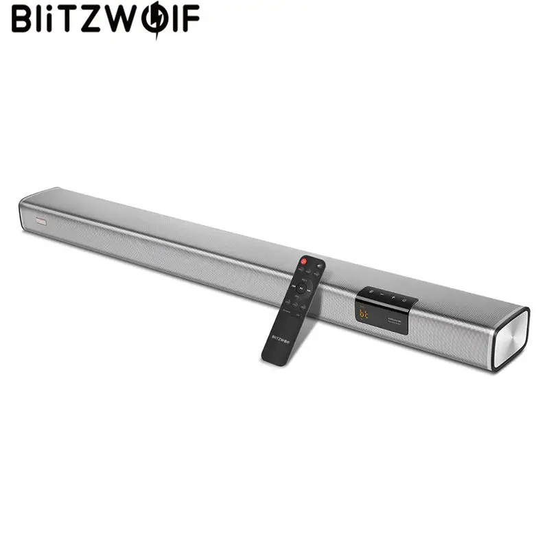 BlitzWolf 60 Вт звуковая панель Smart Soundbar 2 1 аудио канал и сабвуфер 6 динамиков