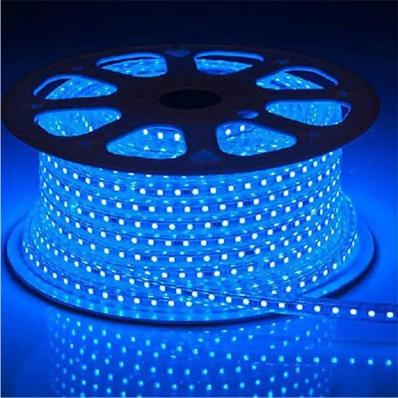 Гибкая светодиодная лента 110 В 220 переменного тока 6 Вт 2835 SMD 60 светодиодов