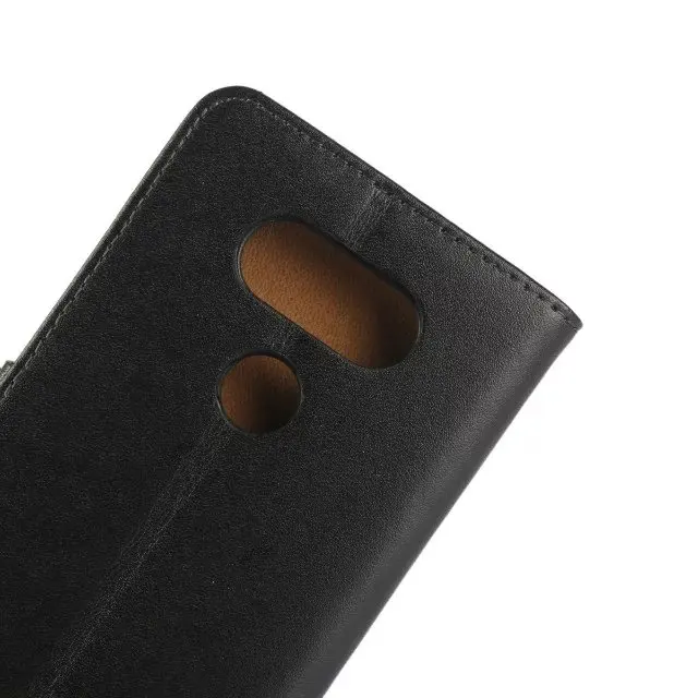 Чехол книжка из спилковой кожи для LG G5 (H868) защитный чехол телефона с кармашком