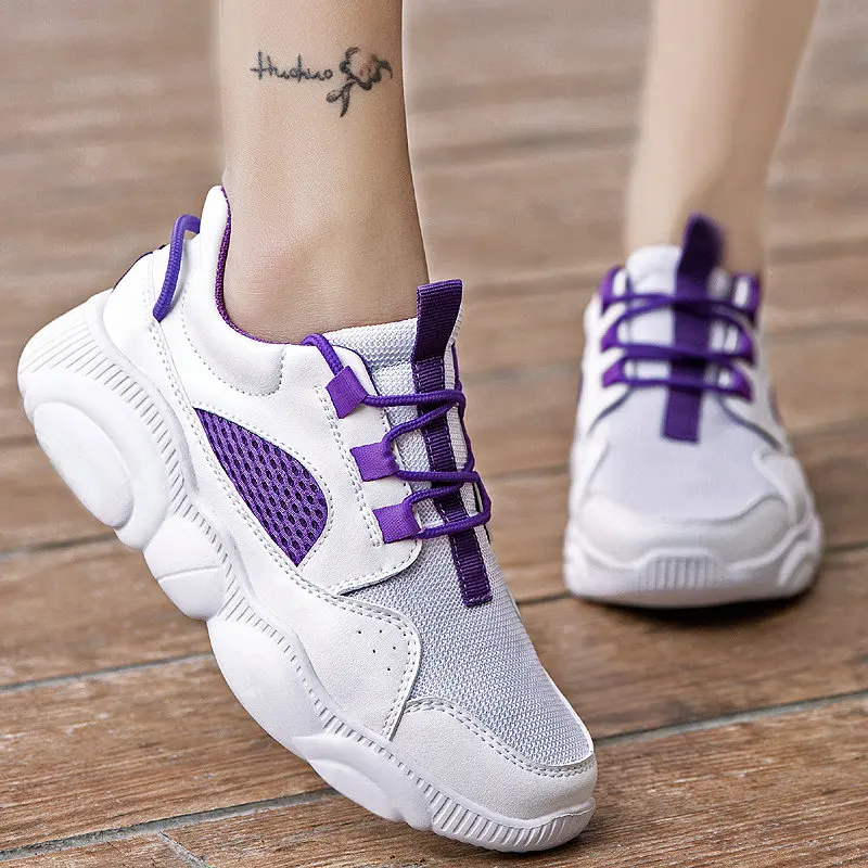Новинка 2019 года сезон весна лето женские модные повседневные дышащие кроссовки