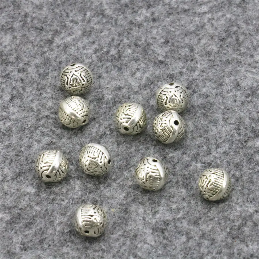 10 шт. металлические круглые бусины 8 мм|accessories jewelry|jewelry makingcraft making |