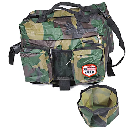 Открытый большой рюкзак для перевозки собак седло сумки камуфляж большая собака