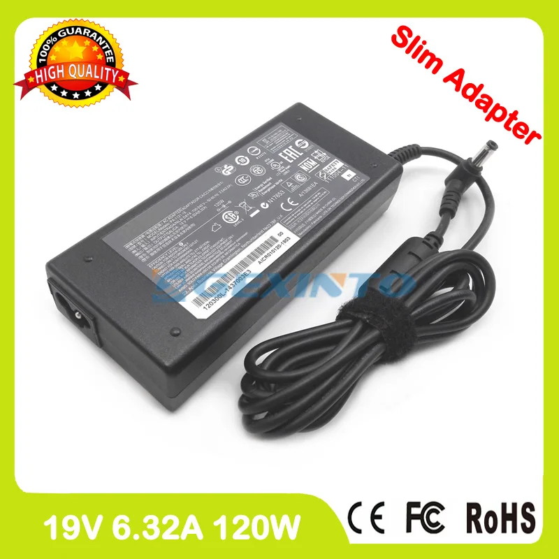 19V 6.32A адаптер переменного тока зарядное устройство для ноутбука Toshiba Satellite P500 P500D