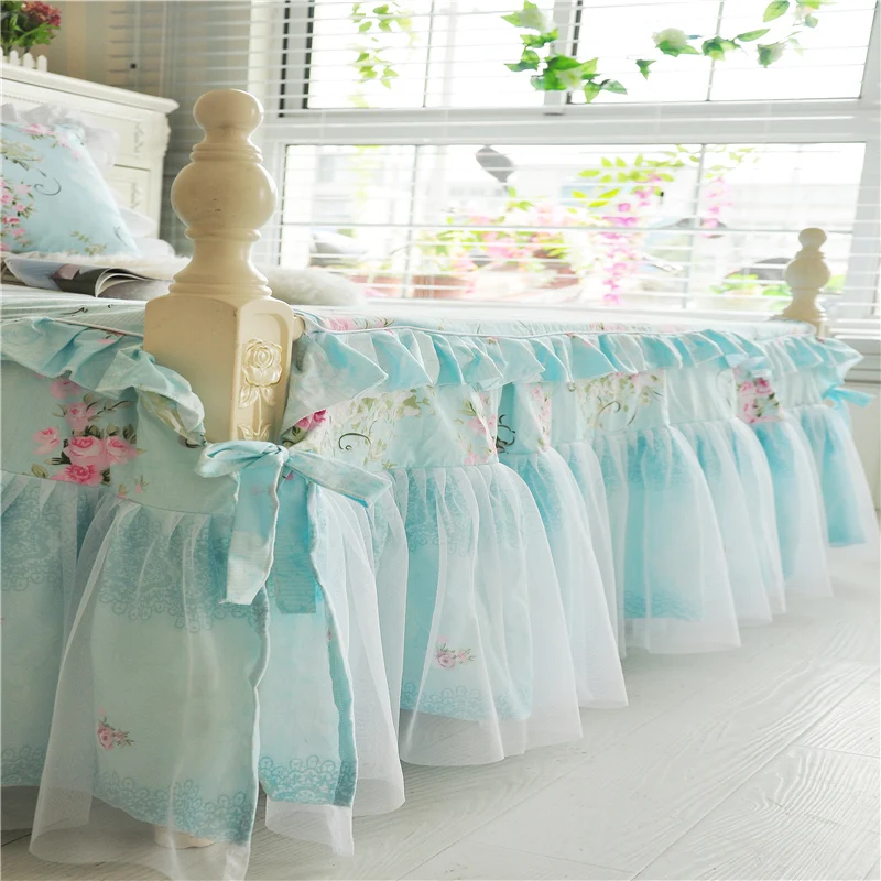 Новинка 2019 хлопковое постельное белье простыня наволочки принцессы с двойным