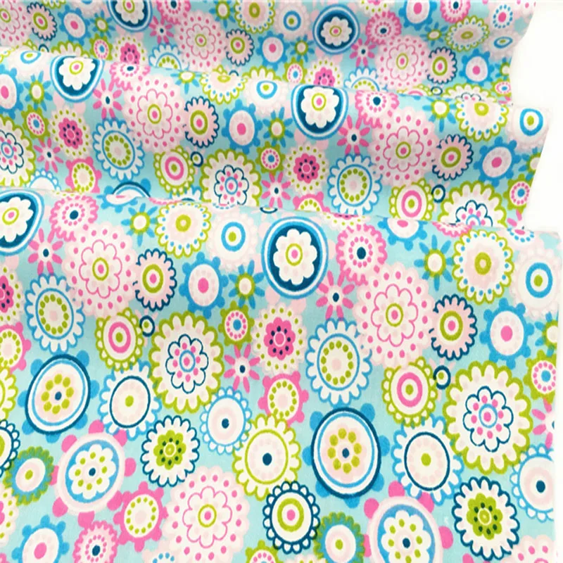 Изящный хлопковый комплект одежды для шитья кукол 50x40 см|cotton fabric bundles|fabric bundlefloral