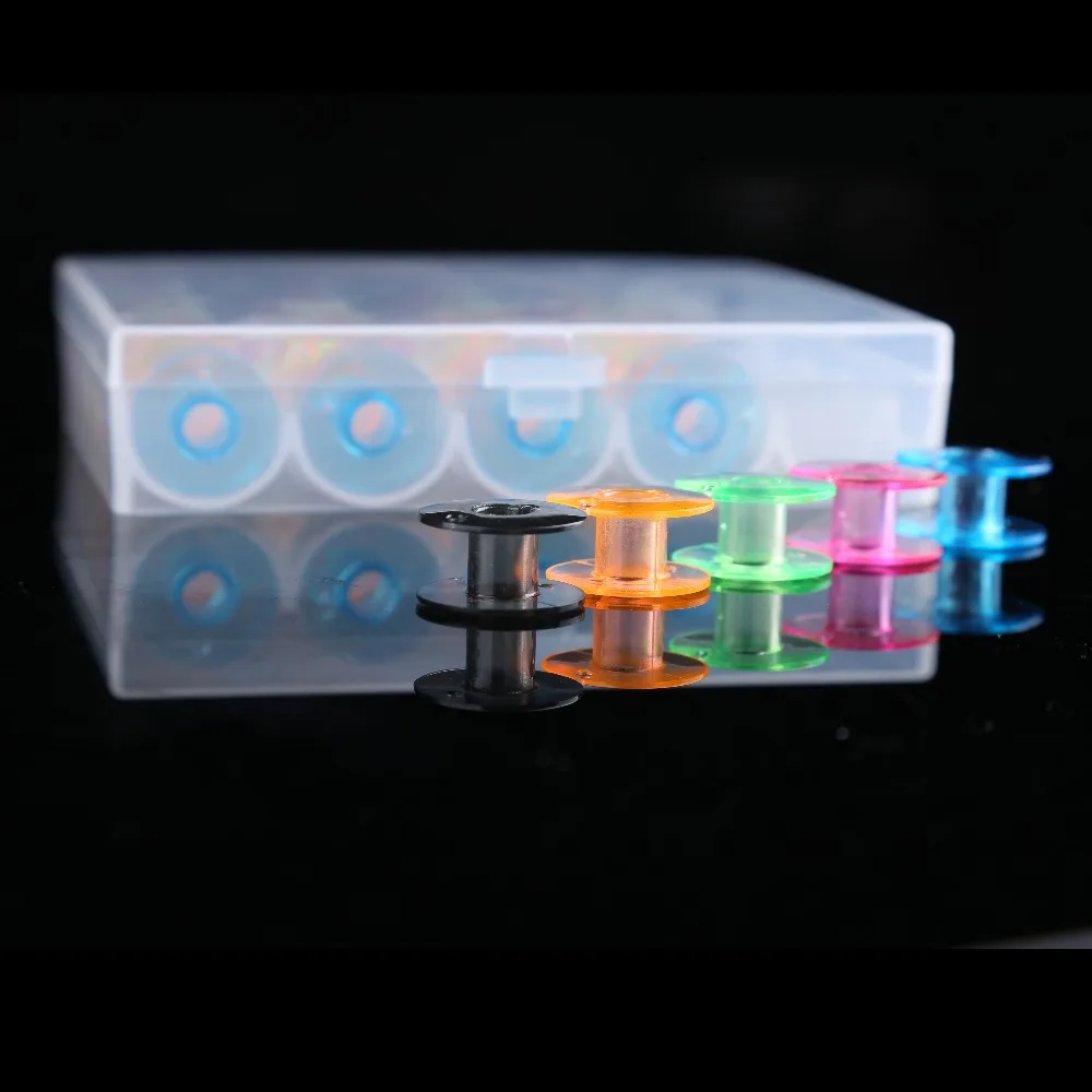 25 шт сетка чистая коробка для хранения певица швейная машина бобины случае