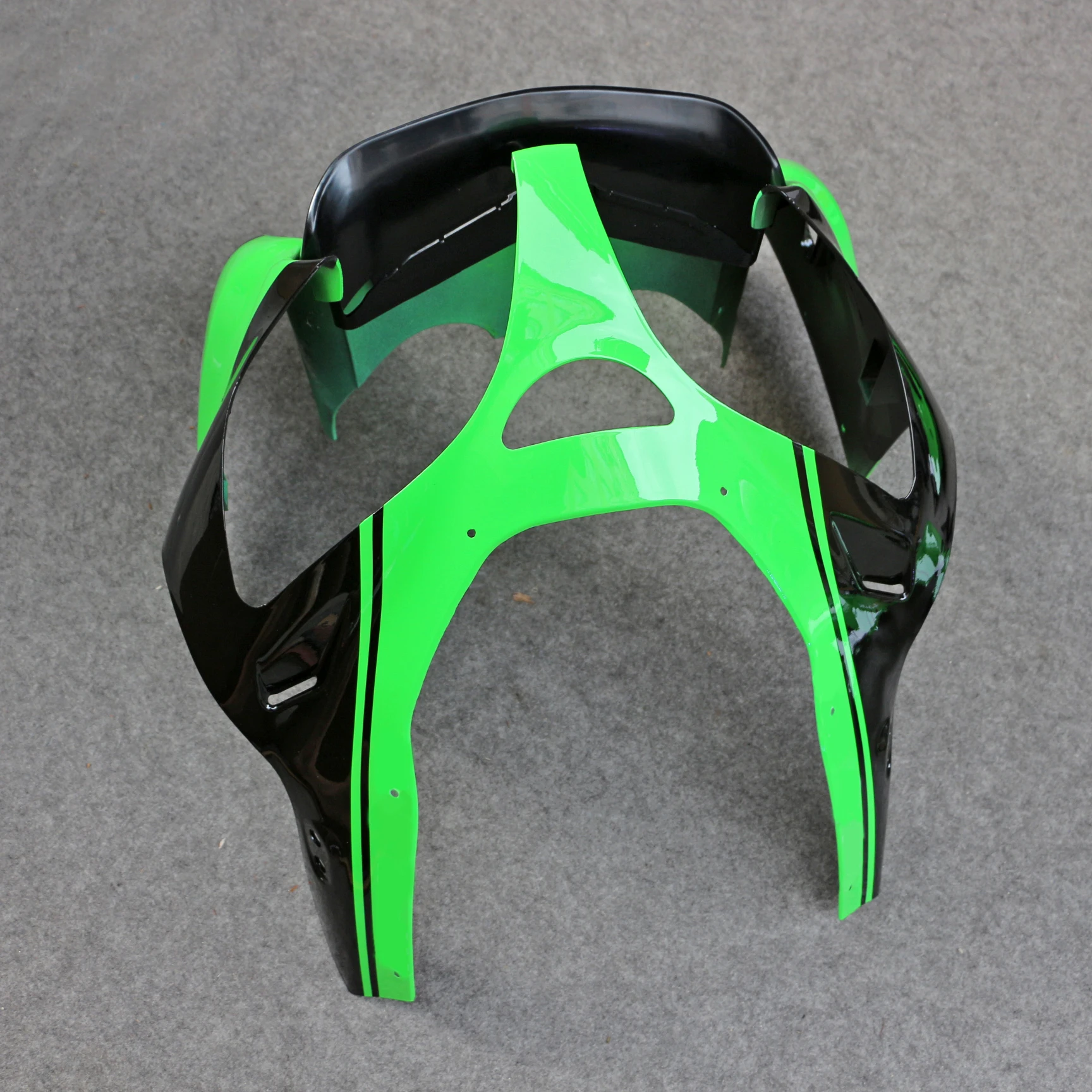 

Fit For Kawasaki ZX6R 2000-2002 Front Upper Fairing Headlight Nose Cowl