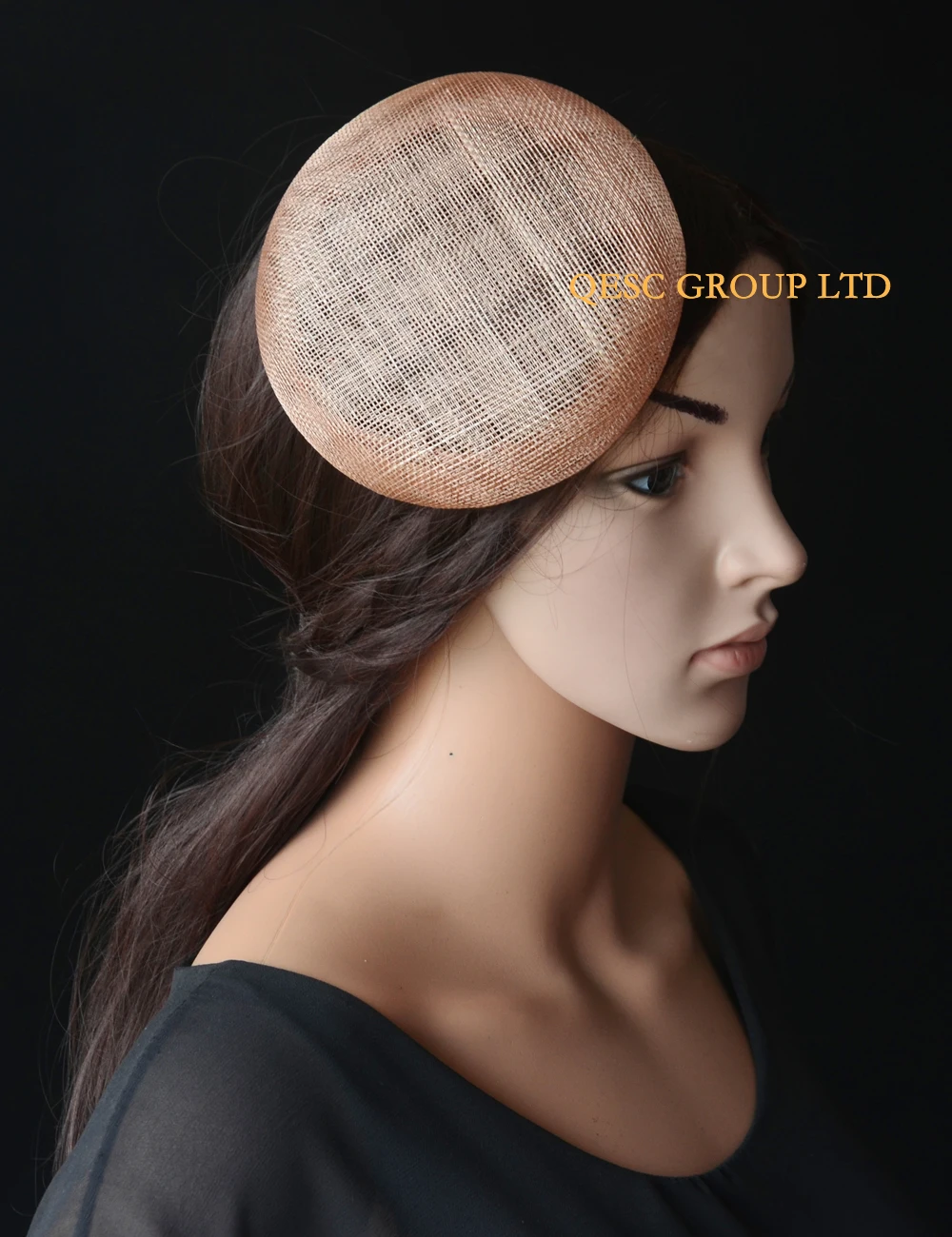 Новинка круглая соломенная плетеная оплетка телесного цвета основа для шляпки