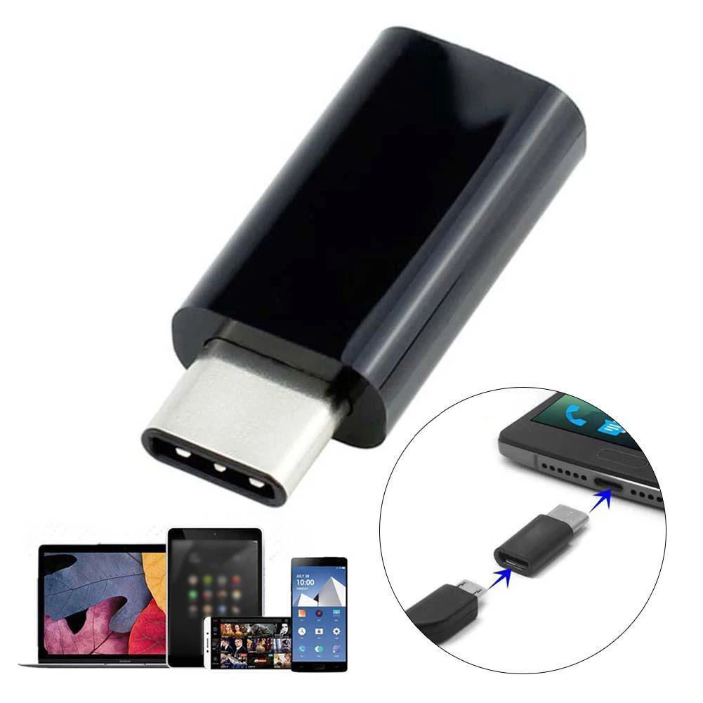 Адаптер быстрой зарядки с разъемом типа C Micro Female USB 3 1 для синхронизации данных