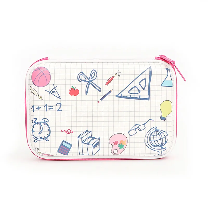 

Korean School Pencil Case Kawaii Cute Penal Pencilcase for Girls Boys Pen Bag EVA Large Big Penalities Box Stationery Pouch Mini