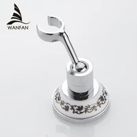 handheld shower head holder bracket wall connector wall outlet elbow wall mounted shower head support bathroom hardware hj 0536l