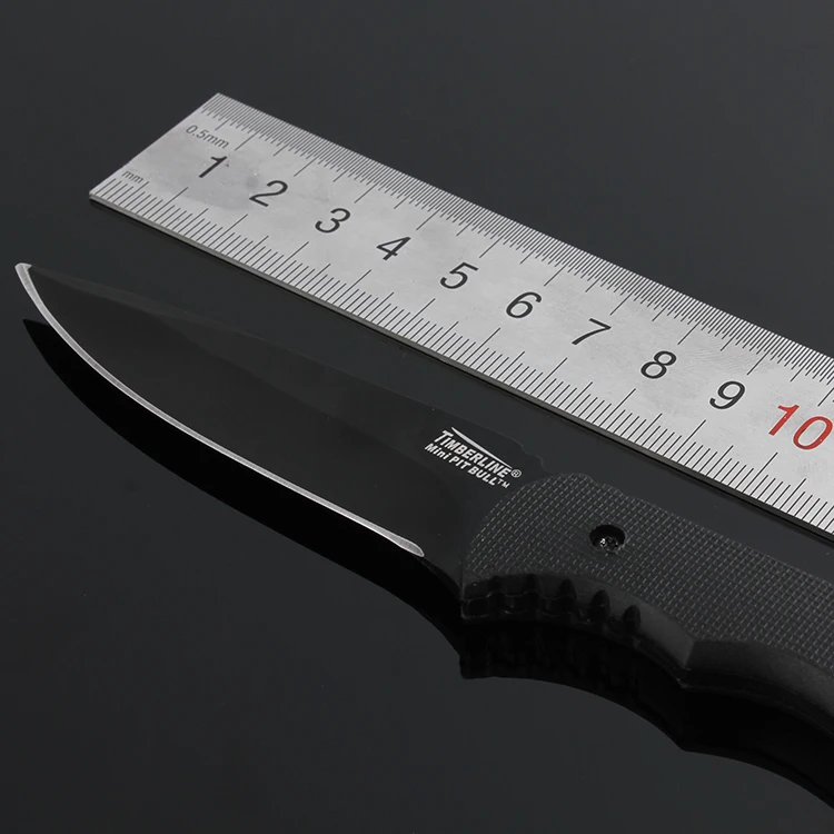 ToughKeng Timberline нож 440A нержавеющая сталь 58HRC твердое ожерелье с фиксированным лезвием
