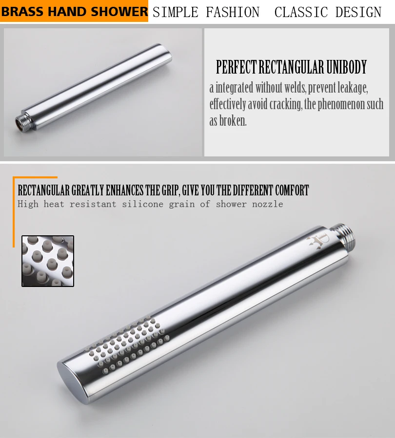 Ручная Лейка для душа DISGOD аксессуары крана в ванную комнату твердая латунь