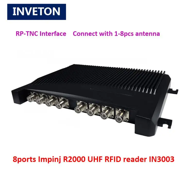 Rfid считыватель с чипом impinj r2000 радиочастотный 8 портами УВЧ tcp ip бесконтактная