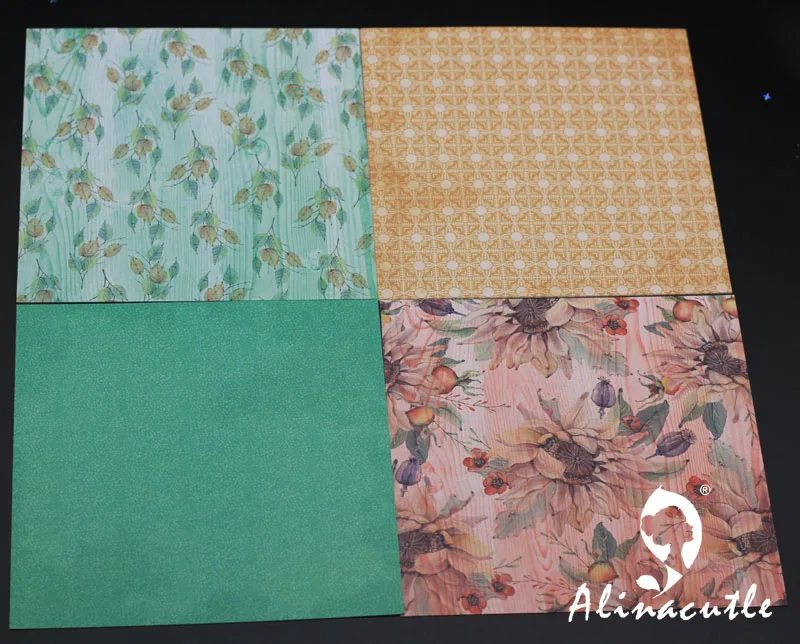 AlinaCraft 24 листа 6 &quotX6&quot узорчатые бумажные трубы гранат Скрапбукинг бумажный