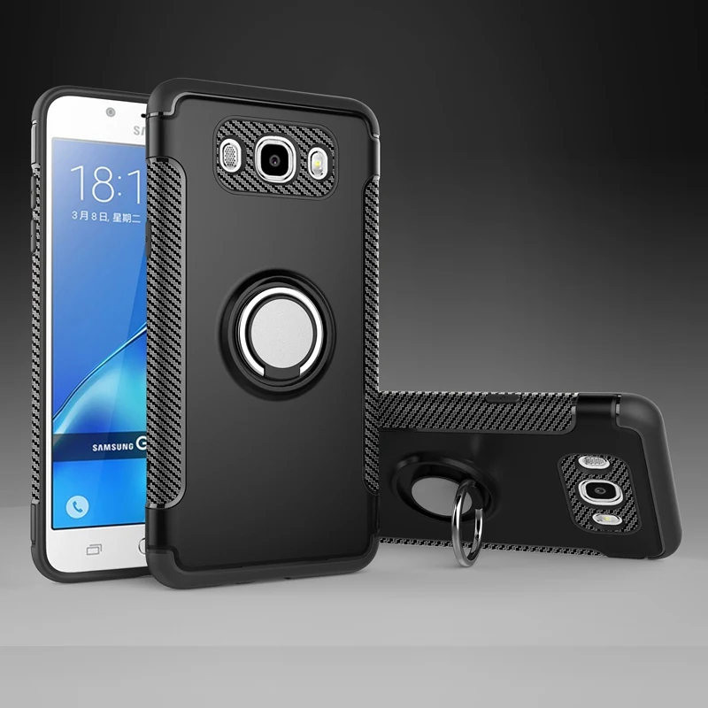 Роскошный бронированный чехол для samsung J3 J5 J7 S8 S9 Plus с кольцом и подставкой, противоударный чехол для iPhone X XR XS Max 6 7 8 Plus