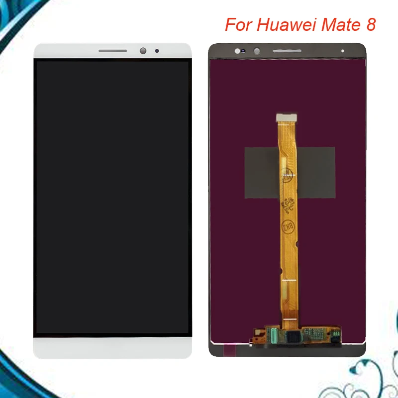 100% протестированный ЖК-дисплей для Huawei Mate 8 + дигитайзер сенсорного экрана в сборе