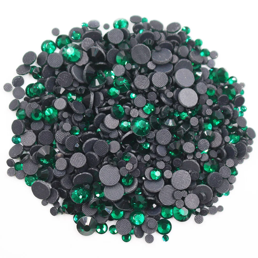 Mix Размеры 2500 шт./лот Ca синий круглый Форма Flatback камни и клей для кристаллов на исправление стразы Швейные Стразы для одежды