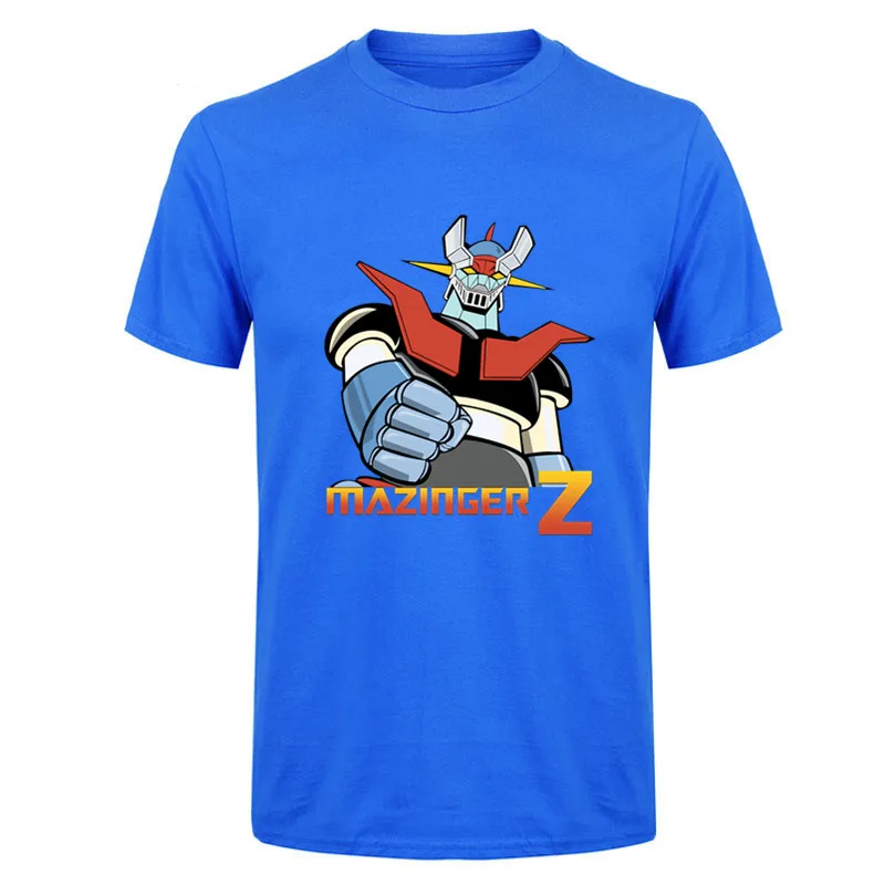 2017 новое поступление Аниме Mazinger Z Мужская футболка по индивидуальному заказу 100%