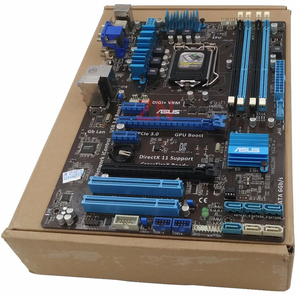 Оригинальный использоваться для настольных ПК ASUS z77 a поддержка разъем LGA 1155 I7 I5 I3 4