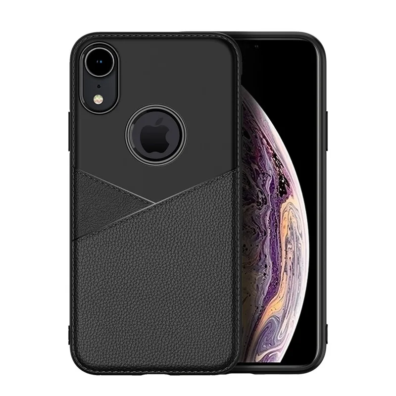 Ультратонкий кожаный мягкий чехол для телефона из ТПУ iPhone XS MAX XR X 8 7 6S Plus роскошный
