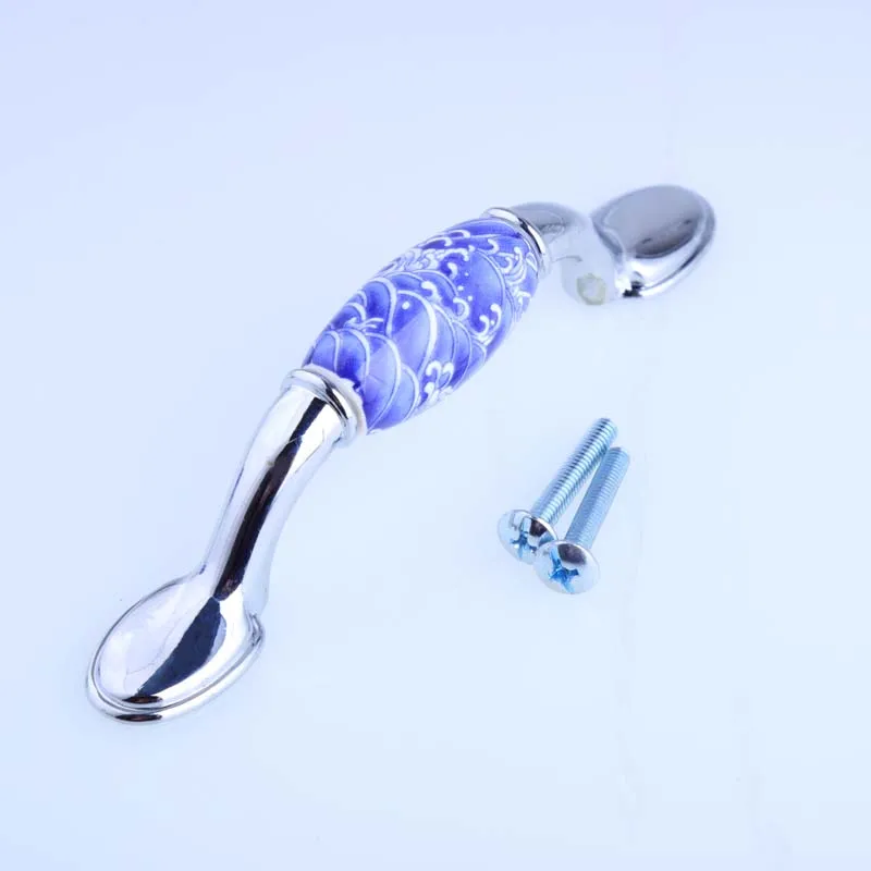 Ручка для шкафа фарфоровая ручка телевизора винного столика 3 дюйма 76 мм