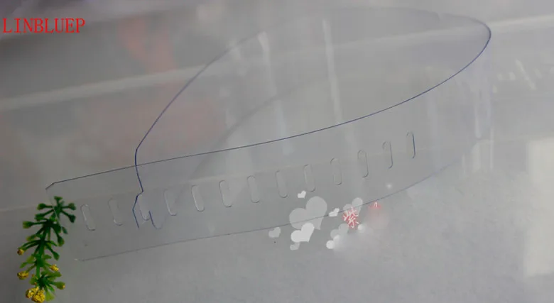 100 шт. элегантная высококачественная прозрачная опора для воротника из ПВХ и