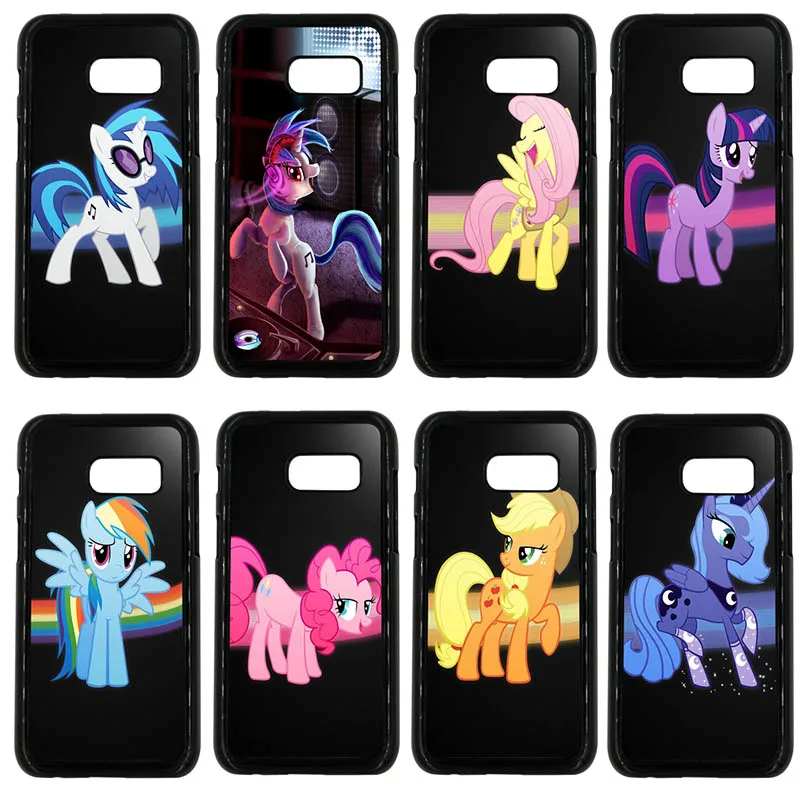 Cell Phone Cases Little Pony Rainbow Dash Clouds Hard Cover for Samsung Galaxy A3 A5 A7 A8 2015 2016 2017 2018 Note 8 5 3 Shell |
