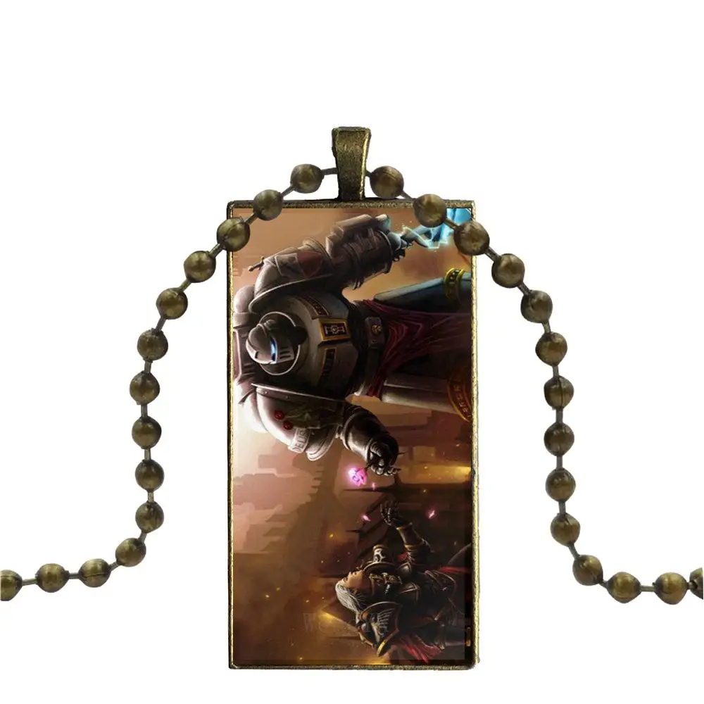 as picture Подарок для девочек, 40 k, фирма Imperial Guard, бронзовое ювелирное изделие, модное массивное ожерелье, стеклянное ожерелье, s подвески - Окраска металла: as picture