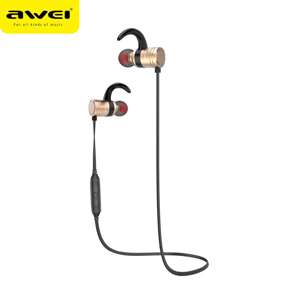 AWEI ak7 Спорт Беспроводной Bluetooth наушники стерео С микрофоном устойчивое
