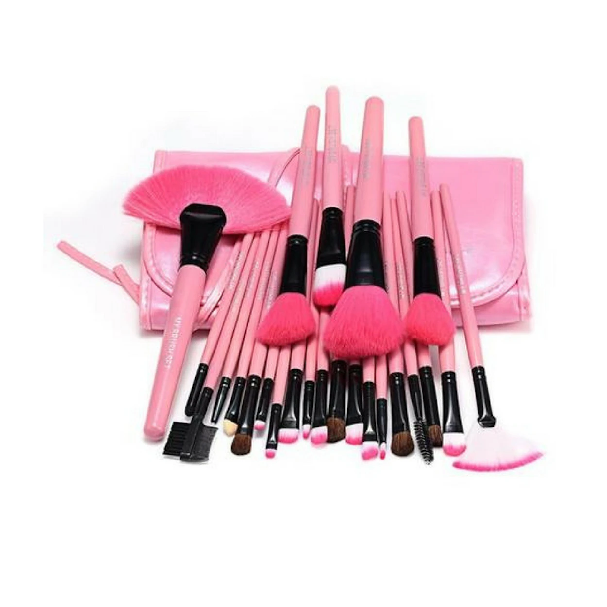 24 шт. набор кистей для макияжа с бесплатной силиконовая кисть