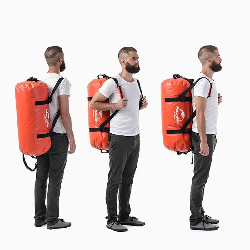 Вместительная водонепроницаемая сумка Naturehike толстая большая дорожная 500D для