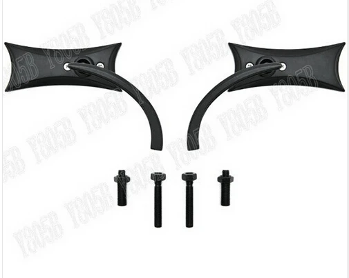 Черные алюминиевые мотоциклетные зеркала для Yamaha VStar 400 650 1100 1300 Virago Xv 250 535 750 Road Star
