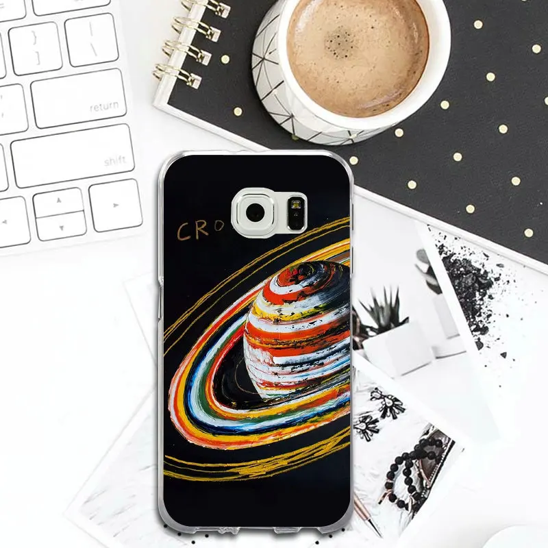 Космос Луна шаблон тонкий мягкие чехлы для мобильных телефонов из ТПУ Samsung Galaxy S2 S4