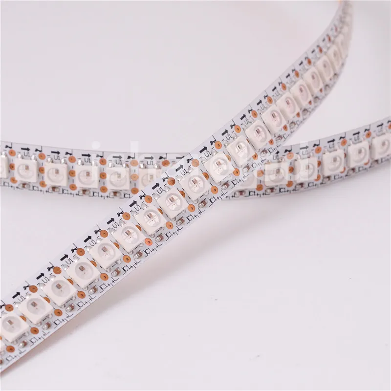 1 ~ 5 м в SK6812 WS2812B 144 светодиодов/m Белый черный SMD 5050 RGB Мечта адресуемых цветов