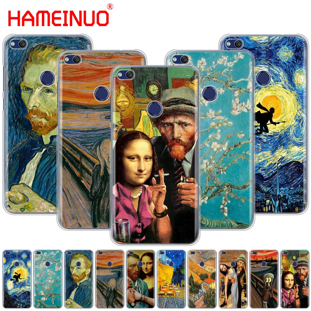 HAMEINUO Van Gogh Star funy чехол для телефона huawei Ascend P7 P8 P9 P10 P20 lite plus pro G9 G8 G7 2017 | Мобильные