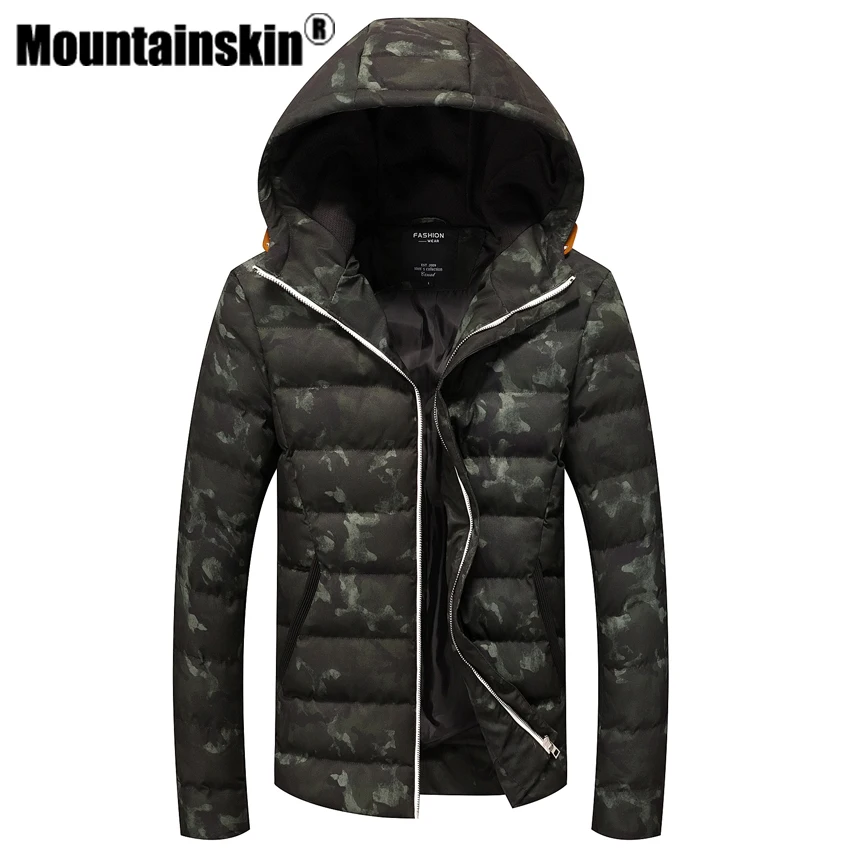 Коллекция 2018 зимние мужские куртки толстые теплые парки 4XL повседневные с