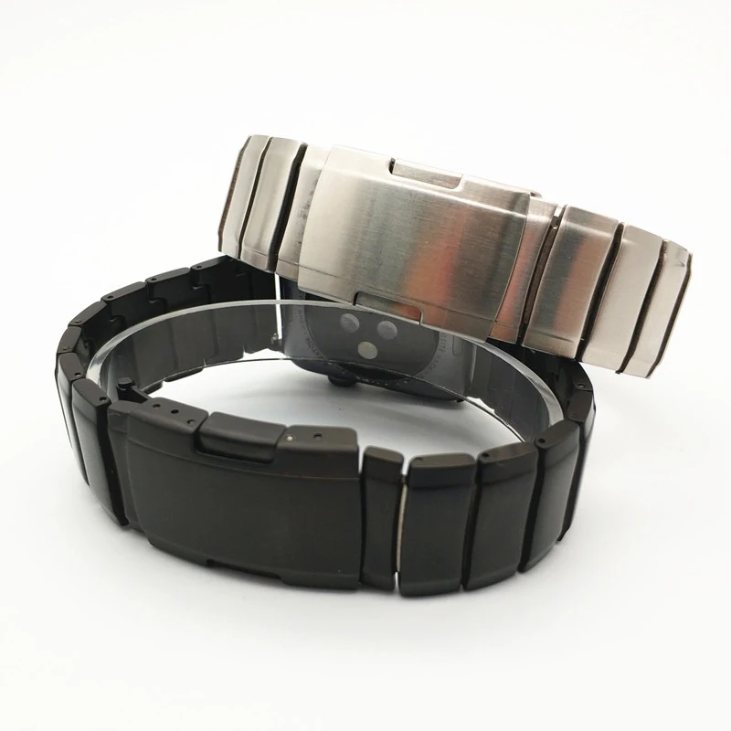Прочный металлический стальной ремешок AKGLEADER для Apple Watch серии 5 4 3 2 1 iWatch браслет высокого качества из нержавеющей стали ремешок для часов