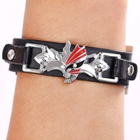 mj cosplay jewelry bracelet bleach black bracelets anime punk bangles fashion gifts