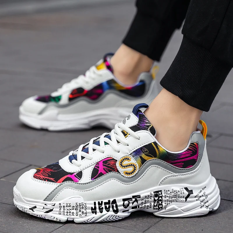 Men's and women's shoes old dad sports camouflage canvas Comfortable light outdoor fashion casual | Спорт и развлечения