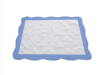 white and blue Перекрестное одеяло, быстрая, взрывное стеганое хлопковое детское одеяло с вышивкой, детское одеяло 36x46 дюймов - Цвет: white and blue
