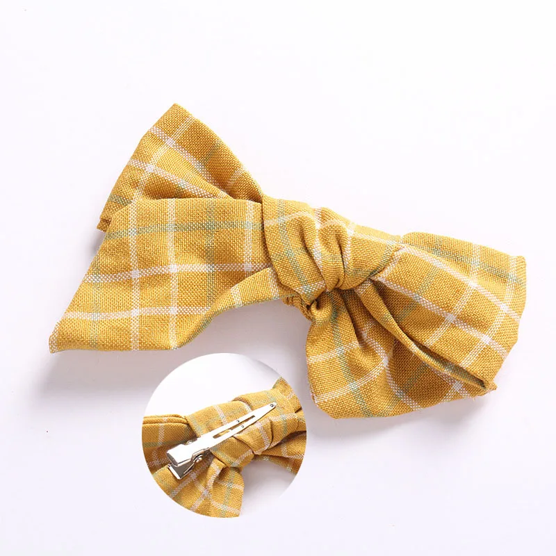 Style B-with clip 03 Тканевые повязки на голову с бантом или заколки для волос, Весенняя Цветочная повязка на голову с бантом, Школьные Аксессуары для волос для девочек - Цвет: Style B-with clip 03
