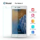 Защитная пленка для экрана для Nokia 3, 5,0 дюйма, никотд 9 H, 2.5D, высококачественное закаленное стекло для Nokia 3 Nokia3 2017 9H