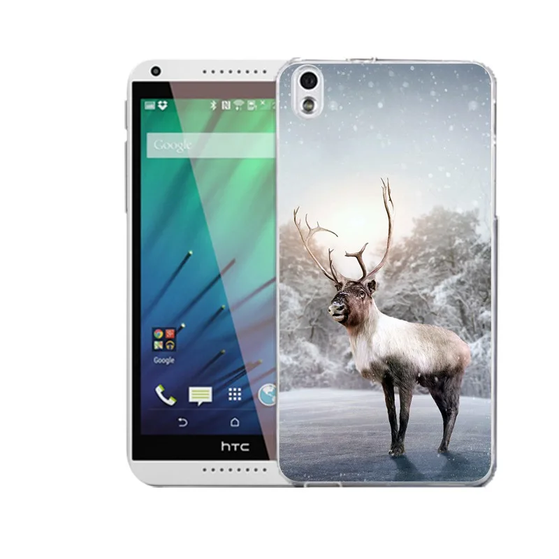 Qmswei ТПУ прозрачный чехол для телефона htc M8 Супермен олень губ силиконовый
