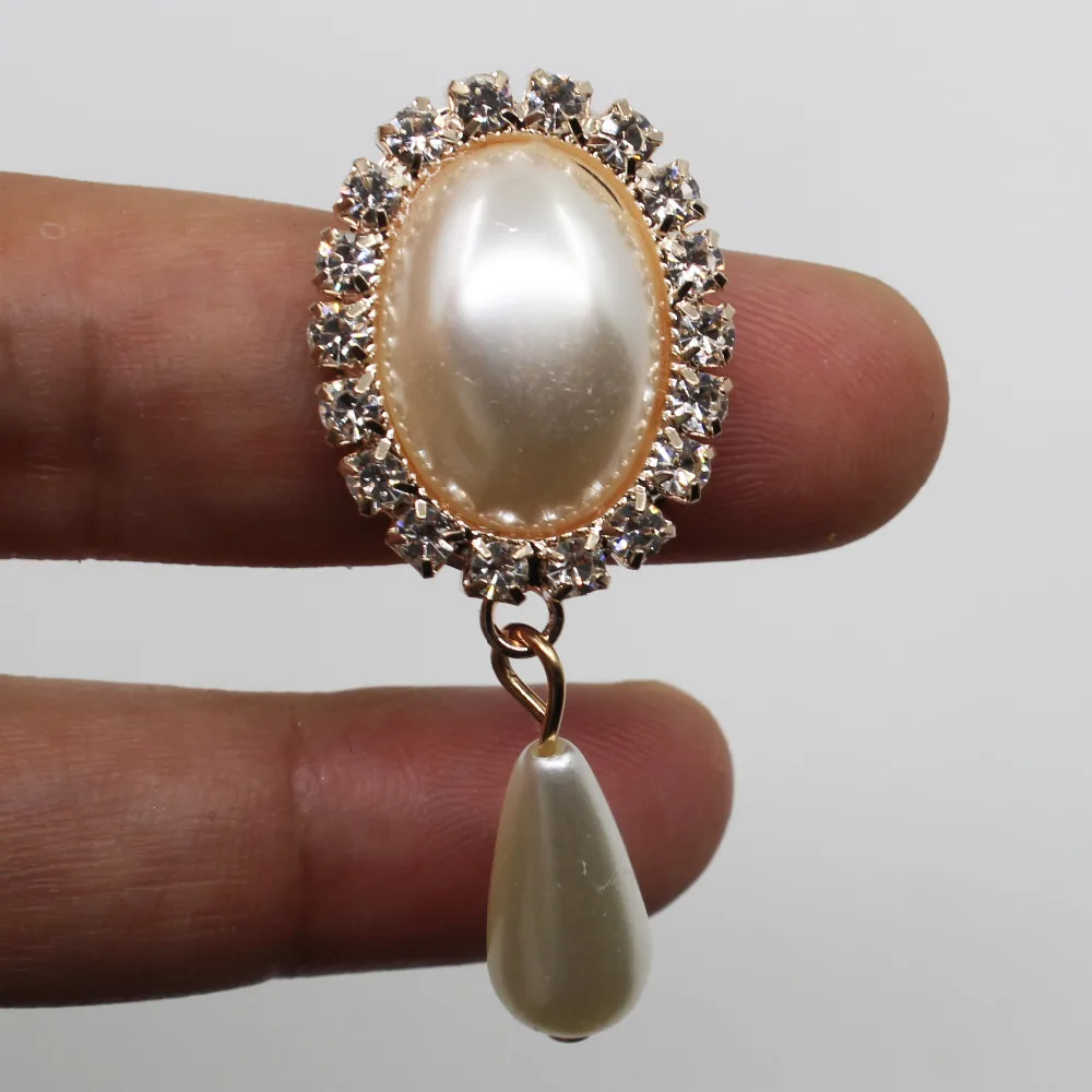 10 шт. декоративные металлические бокалы для вина 20 х47 мм|pearl rhinestone button|rhinestone