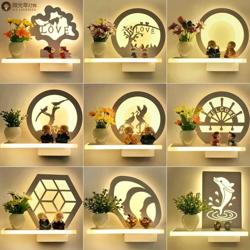 

modern style decorative items for home merdiven dorm room decor led applique reading wall lamp