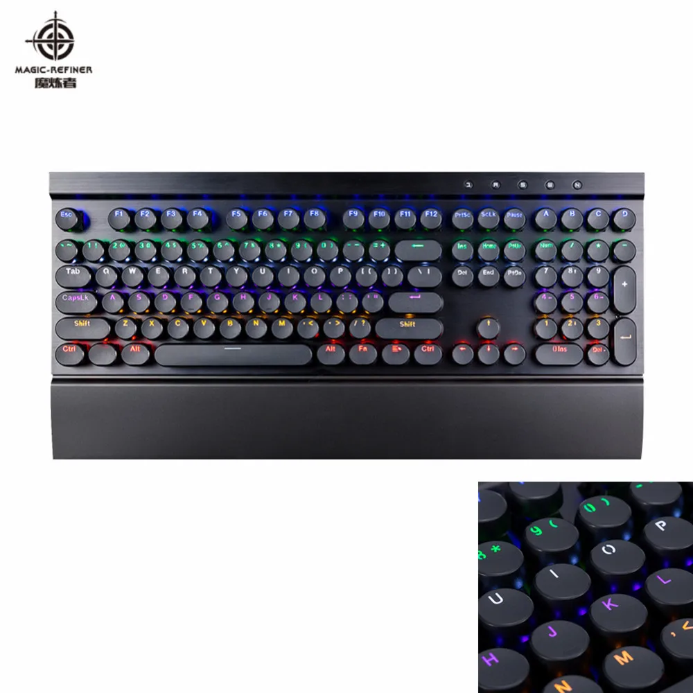 Magic Refiner MK7 игровая механическая клавиатура 108 клавиш синий переключатель
