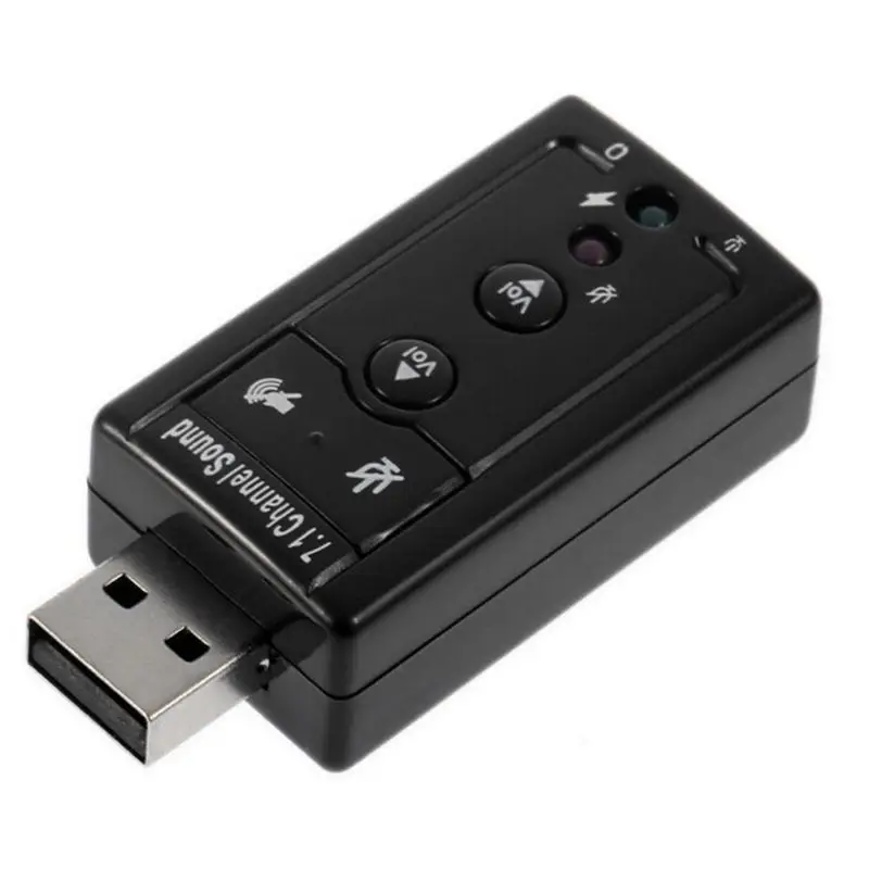 USB 2 0 3D виртуальный ключ внешний 7 1 канальный аудио адаптер для звуковой карты Windows