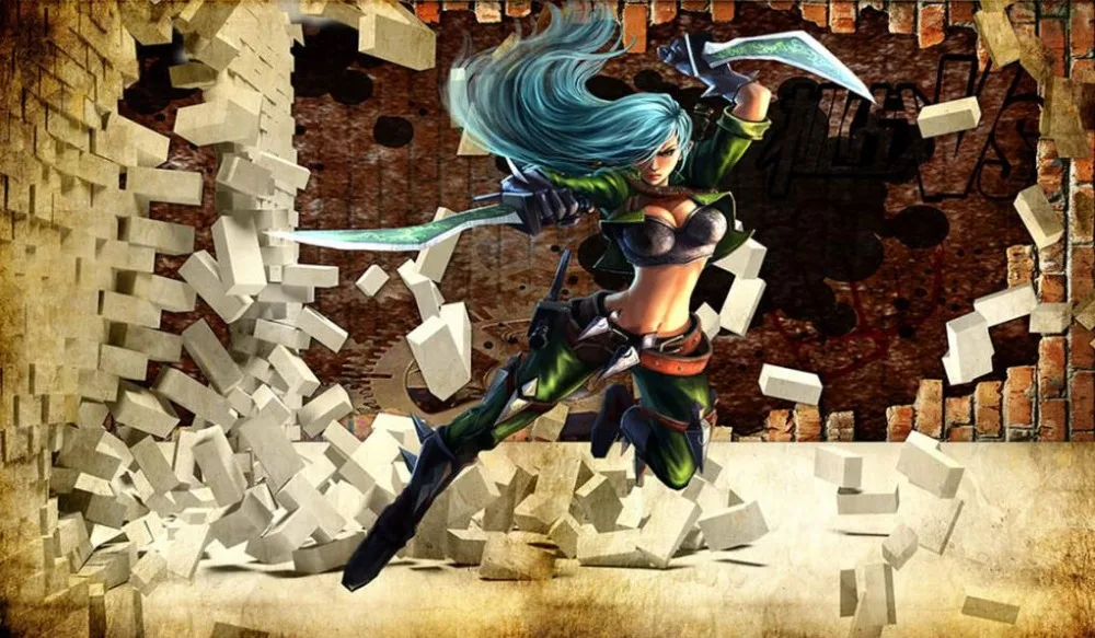 3d фотообои на заказ нетканые обои с изображением кирпичной стены героев Союза